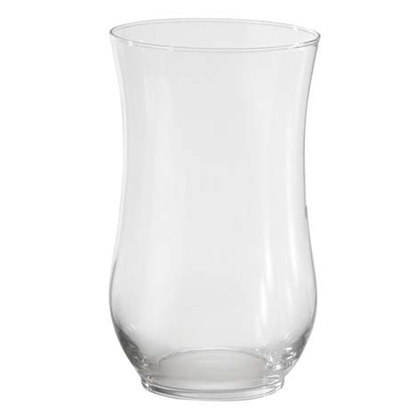 10" Glass Hurricane Vase