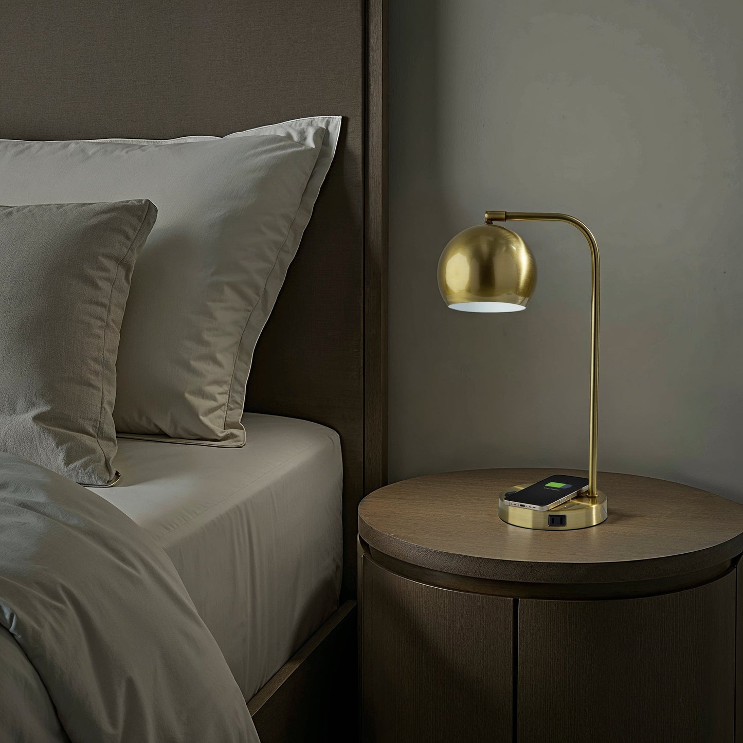 Emery Supercharger Desk Lamp - Brass