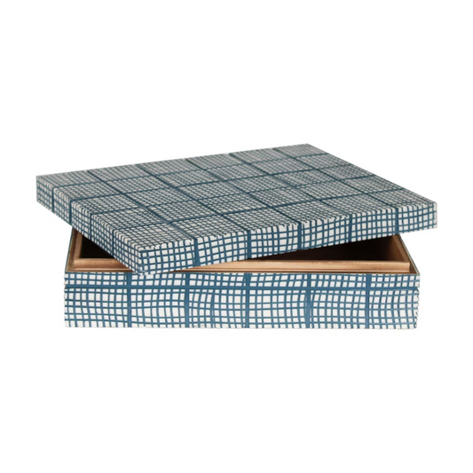 Abstract Grid Decorative Box