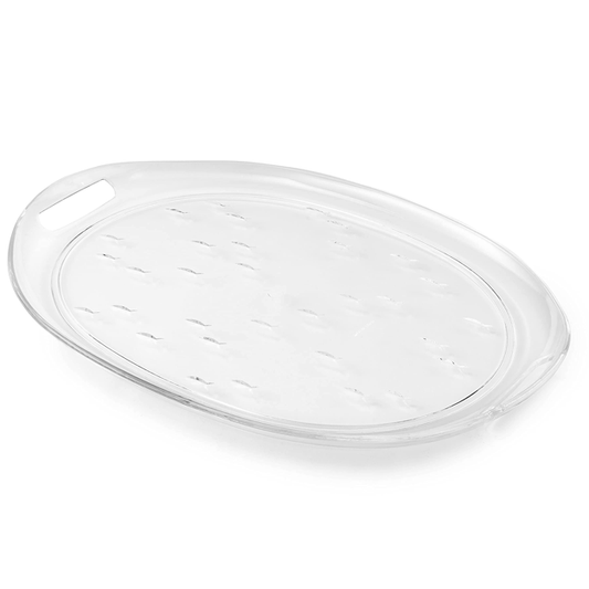 Clear Acrylic, Embossed Tray - School of Fish