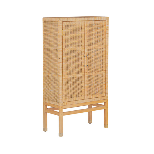 Amara Natural Woven Rattan Cabinet