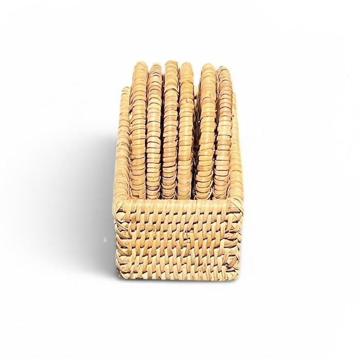 Round Coaster Box Set, Natural
