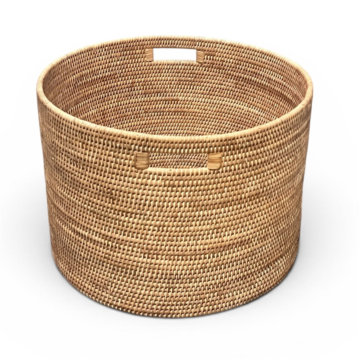 Open Round Storage Basket, Natural