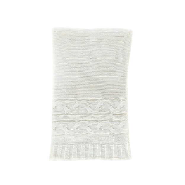 Classic Ivory - Organic Combed Cotton Throw