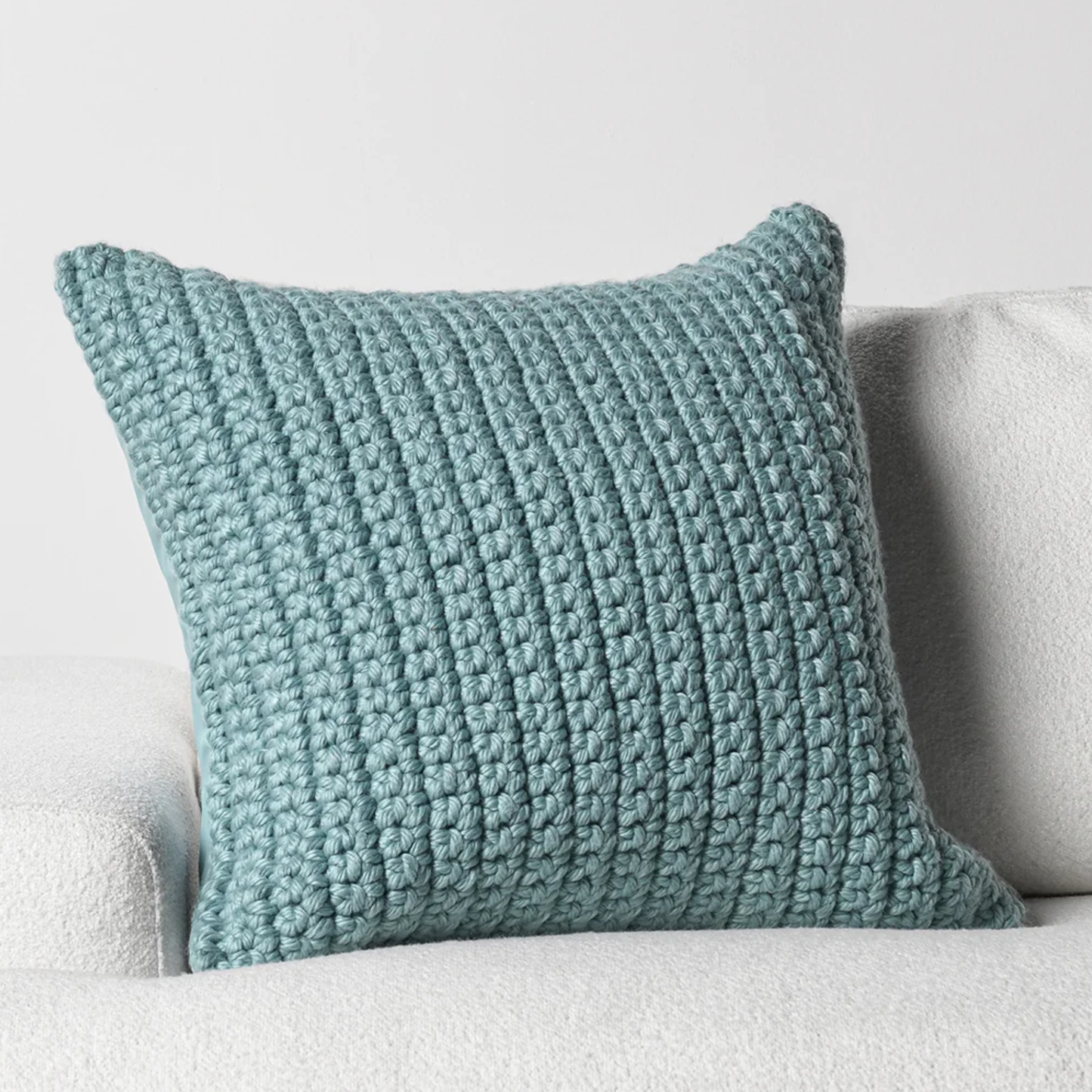 Prism Pool Blue Knit Indoor/Outdoor Pillow
