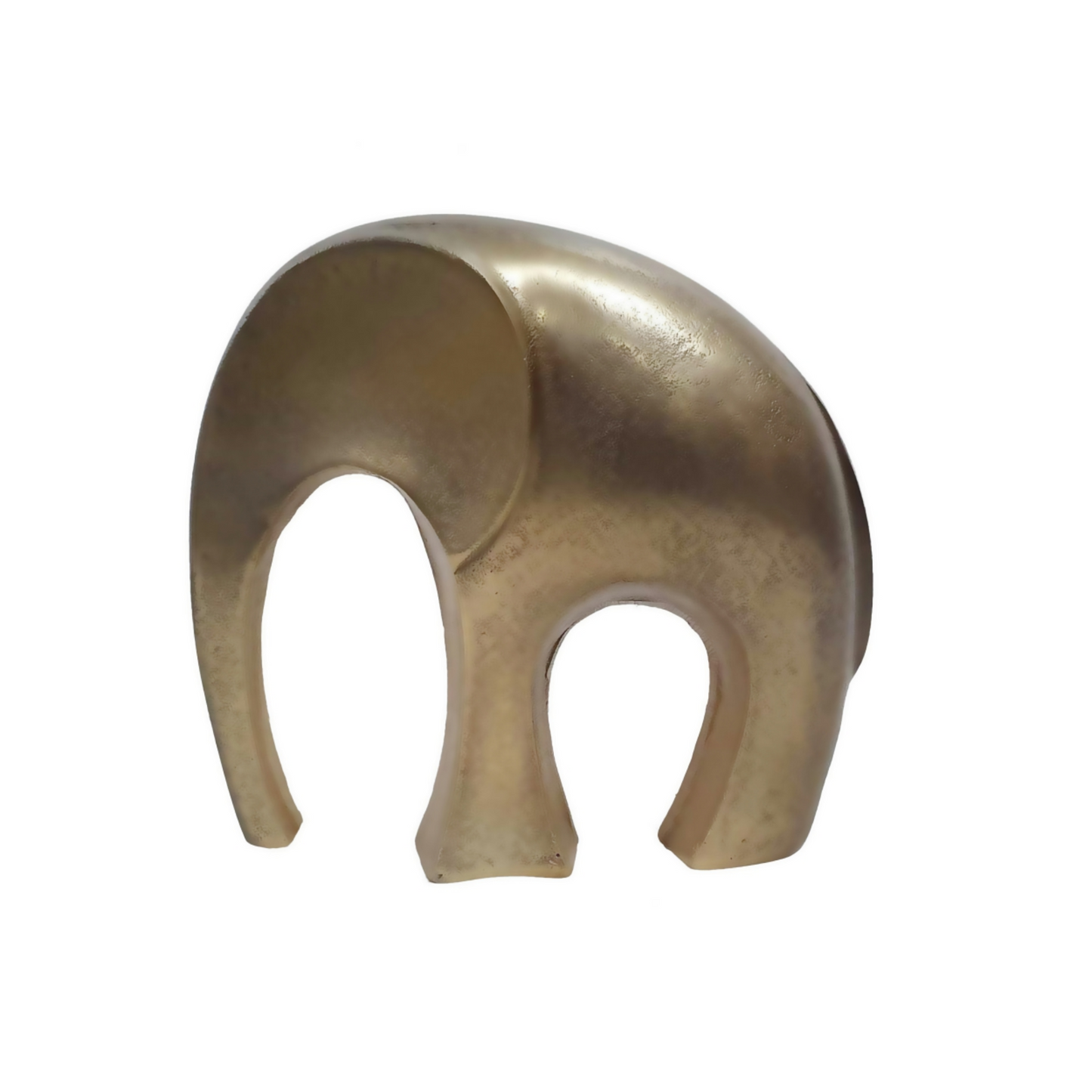 Gold Elephant Figurine