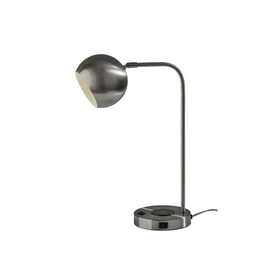 Emery Supercharger Desk Lamp - Brushed Steel