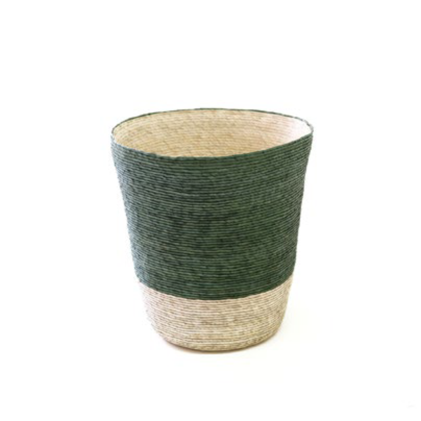 Conical Waste Basket - Lake Green