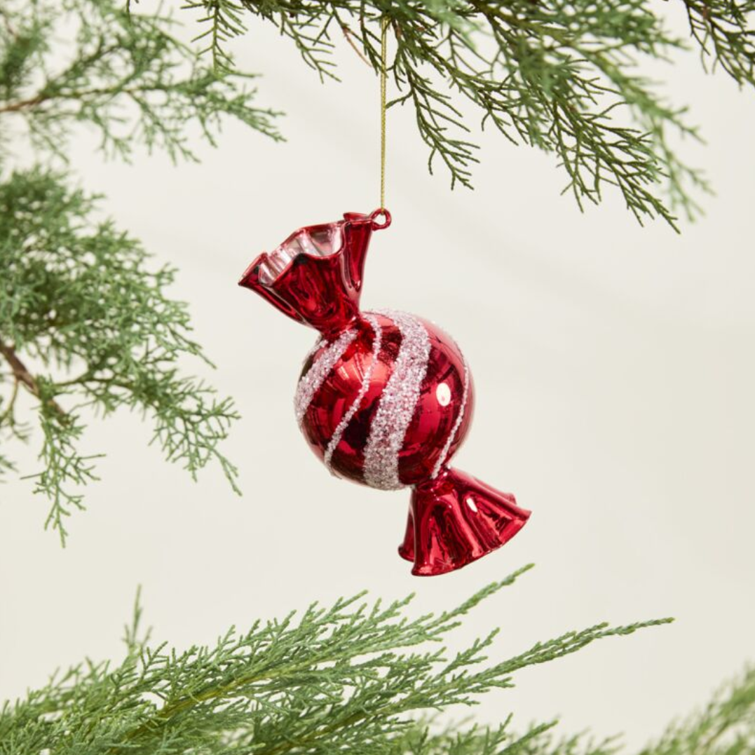 Peppermint Swirl Ornament