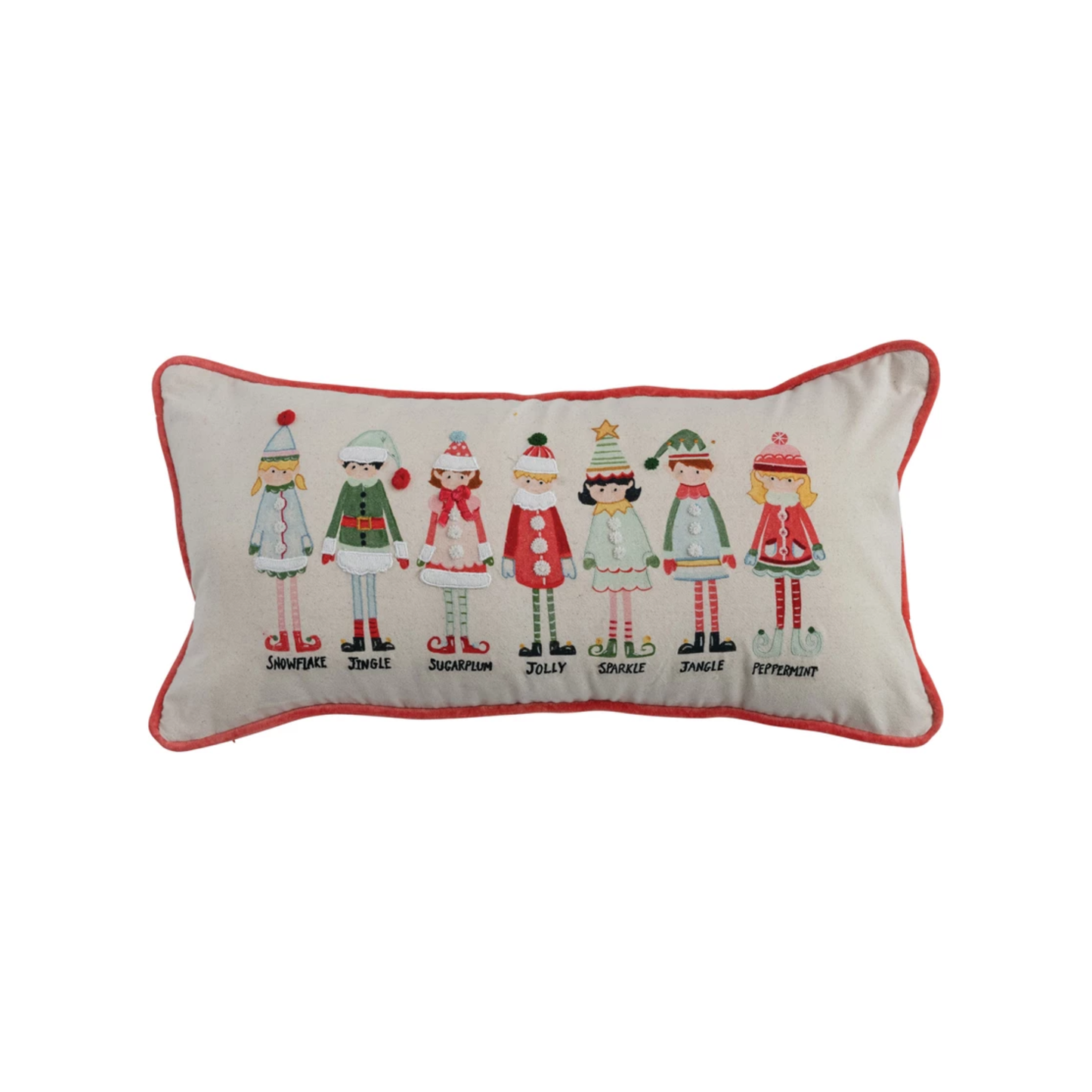 Elves Lumbar Pillow 24 x 12