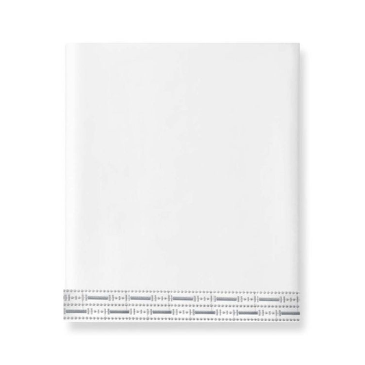 Memória Queen Flat Sheet - Cool Grey