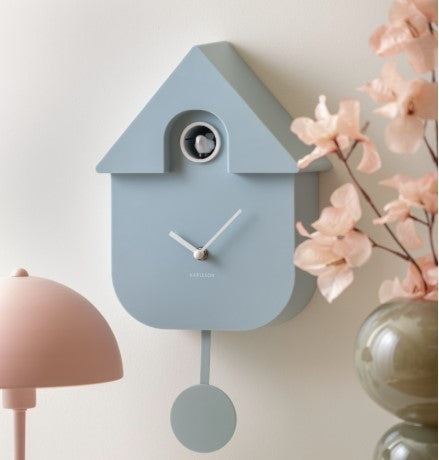Modern Cuckoo Clock - Light Blue