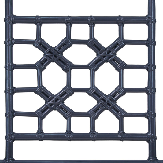 Queen Lattice Headboard - Navy
