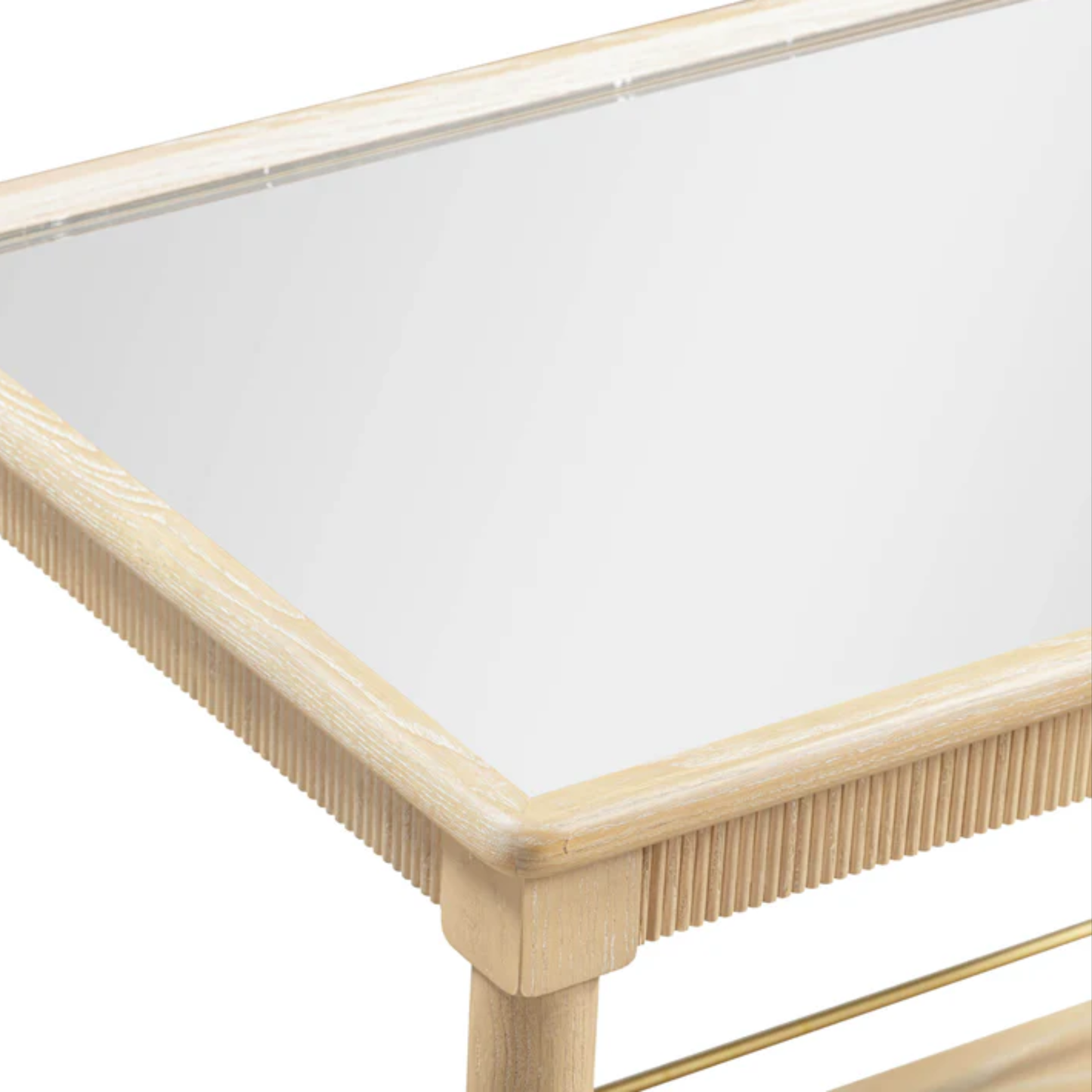 Slosh 37" Natural Ash Bar Cart