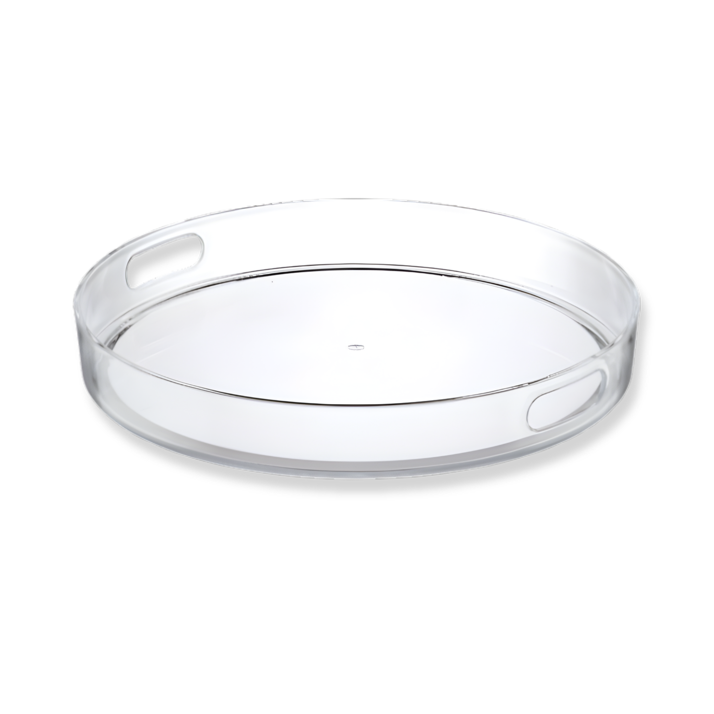 15" Round Serving Tray With Handles