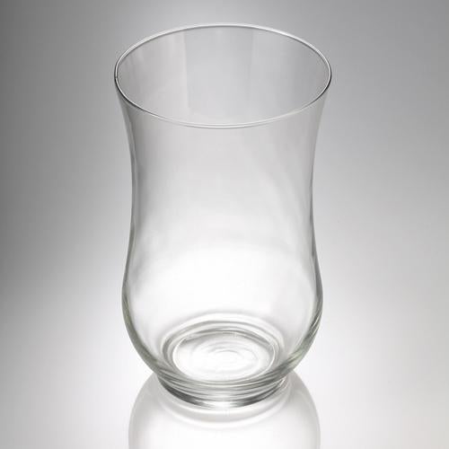 10" Glass Hurricane Vase