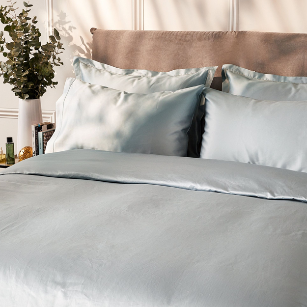 Dália Standard Sham Pair - Grey/Silver