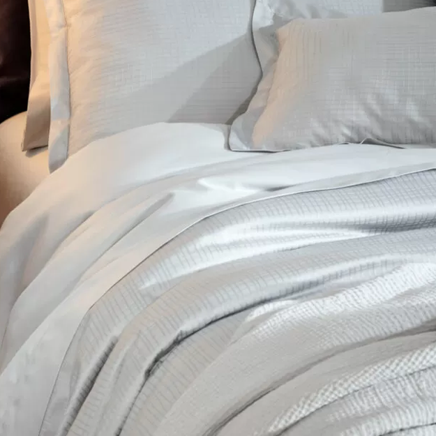 Glória Standard Sham Pair - Cool Grey