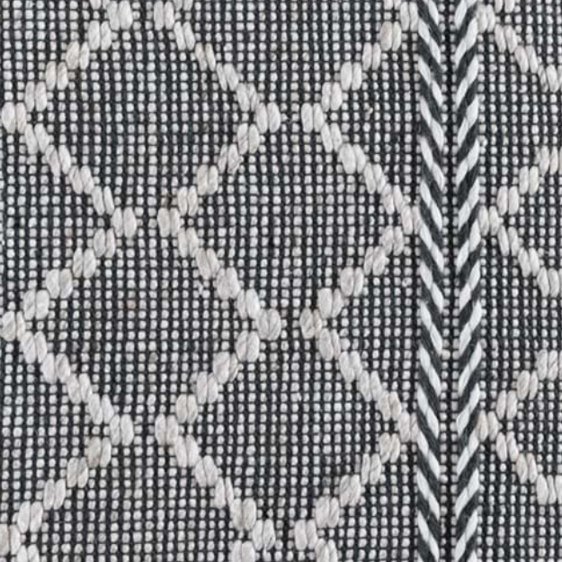 Sonora Grey/Ivory In/Out Rug 2' x 3'