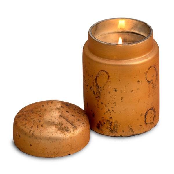 Sunset Orange Mountain Fire Pot Scented Candle - Orange Grove