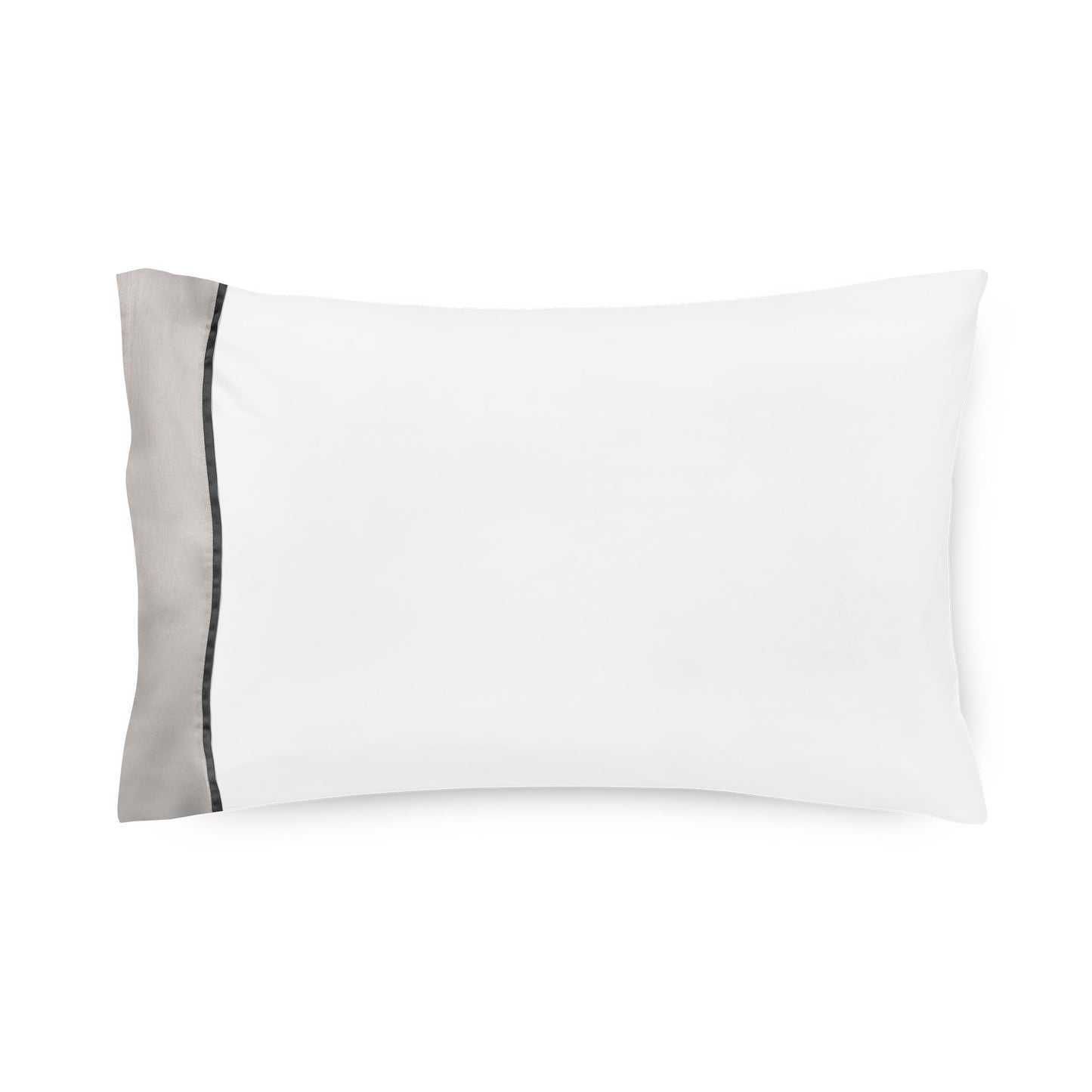 Ovar White/Grey Pillowcase Pair