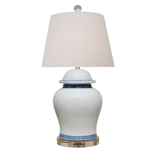 Cloud Blue Temple Jar Lamp