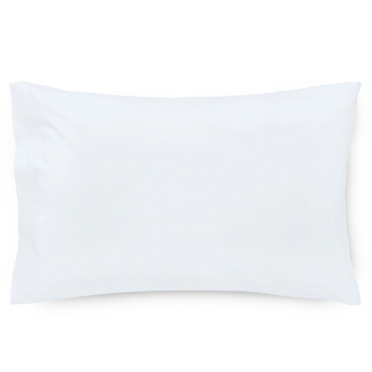 Suave Satin Stitch Pillowcase Pair, Pale Blue
