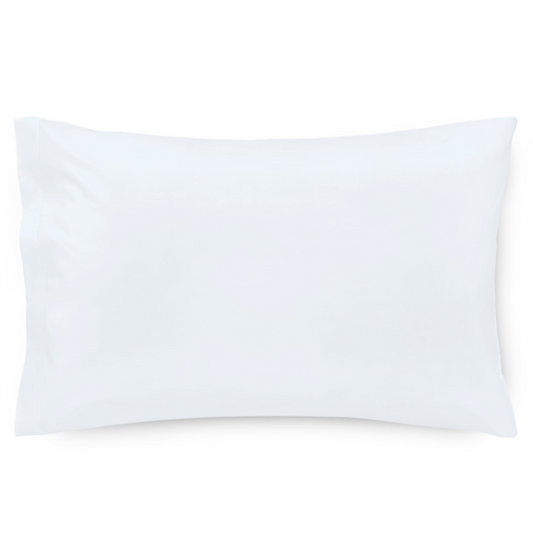 Suave Satin Stitch Pillowcase Pair, Pale Blue