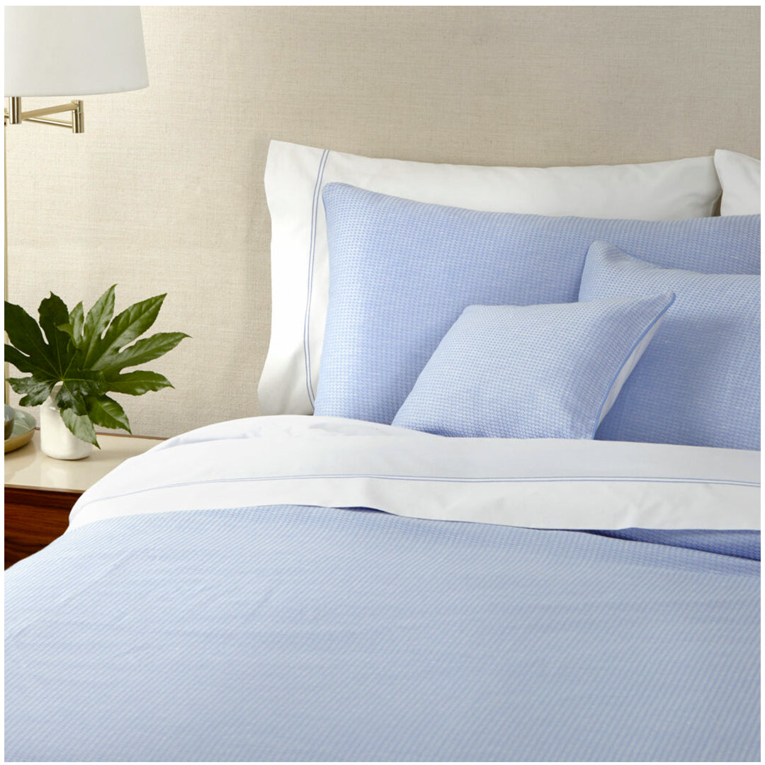 Café Blue Duvet Cover