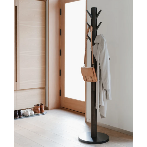 Flapper Coat Rack - Black Walnut