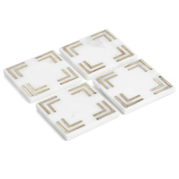 Marmo Marble Coasters - Set of 4