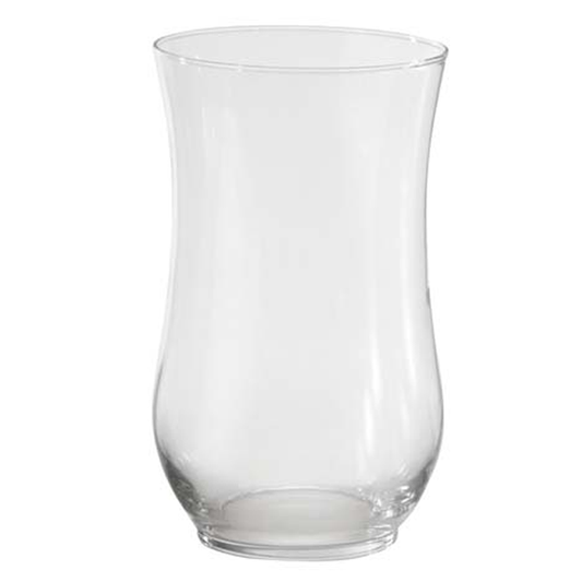 10" Glass Hurricane Vase