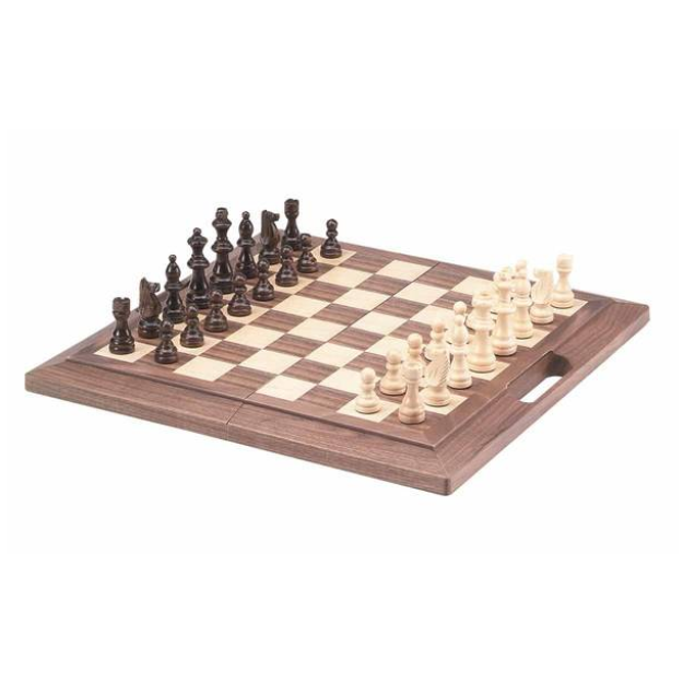 Folding Walnut Chess Set
