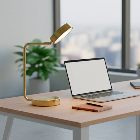 Amari Cordless LED Table Lamp - Antique Brass