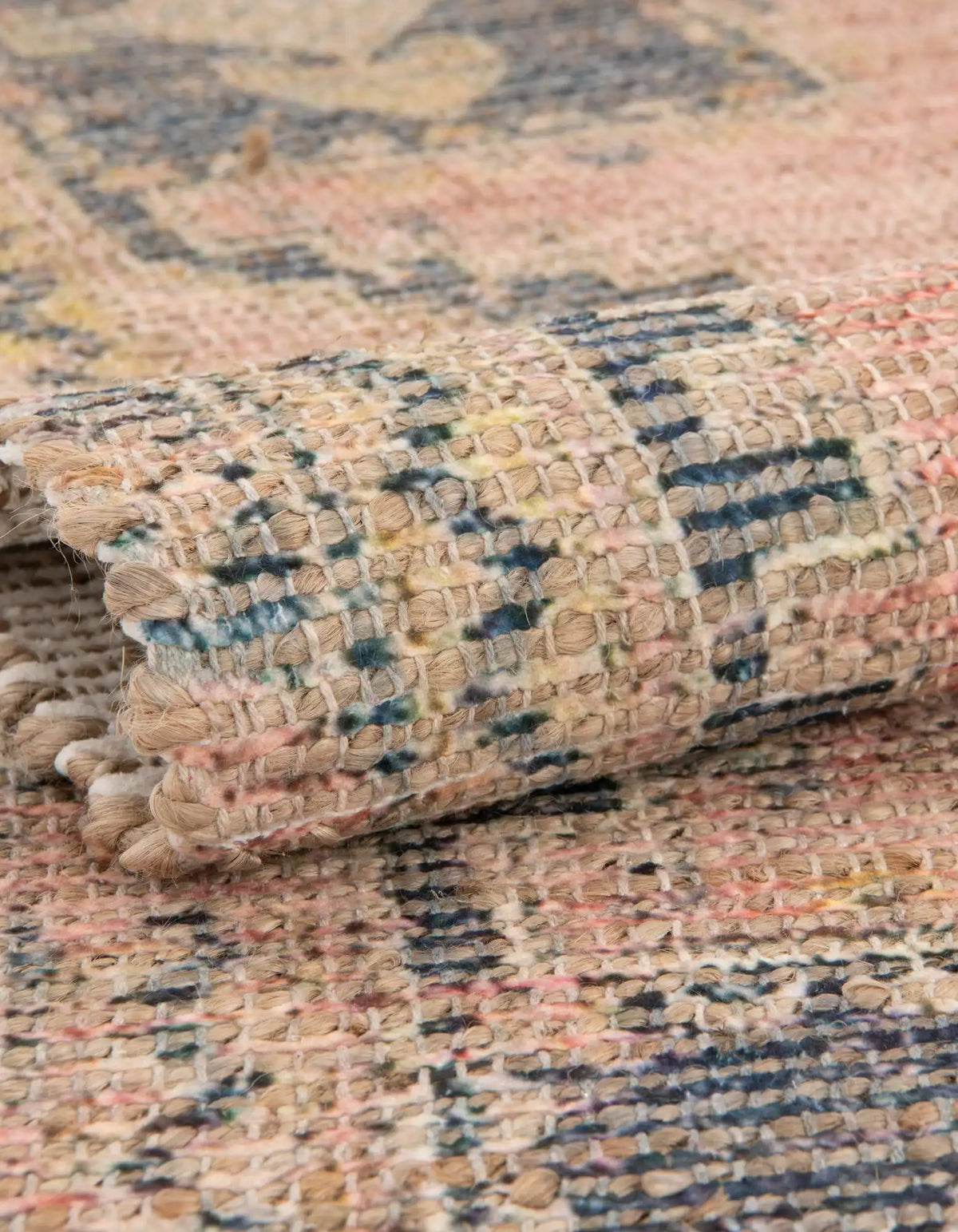 Antique Red 2' 2 x 8' Chenille Jute Runner Rug