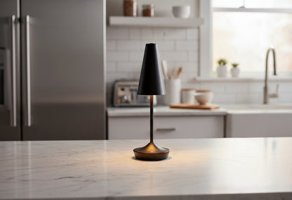 Flynn Cordless LED Table Lamp - Black