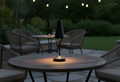 Flynn Cordless LED Table Lamp - Black