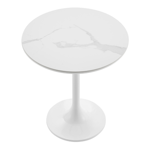 Astrid Round Side Table - White