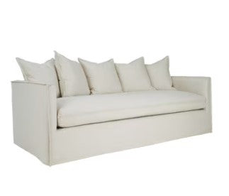 Alexia 84" Dressmaker Sofa - Light Linen