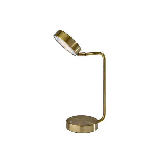 Amari Cordless LED Table Lamp - Antique Brass