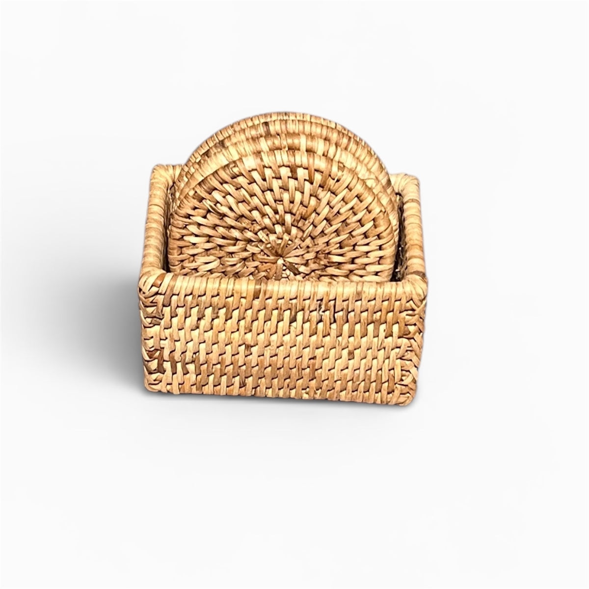 Round Coaster Box Set, Natural