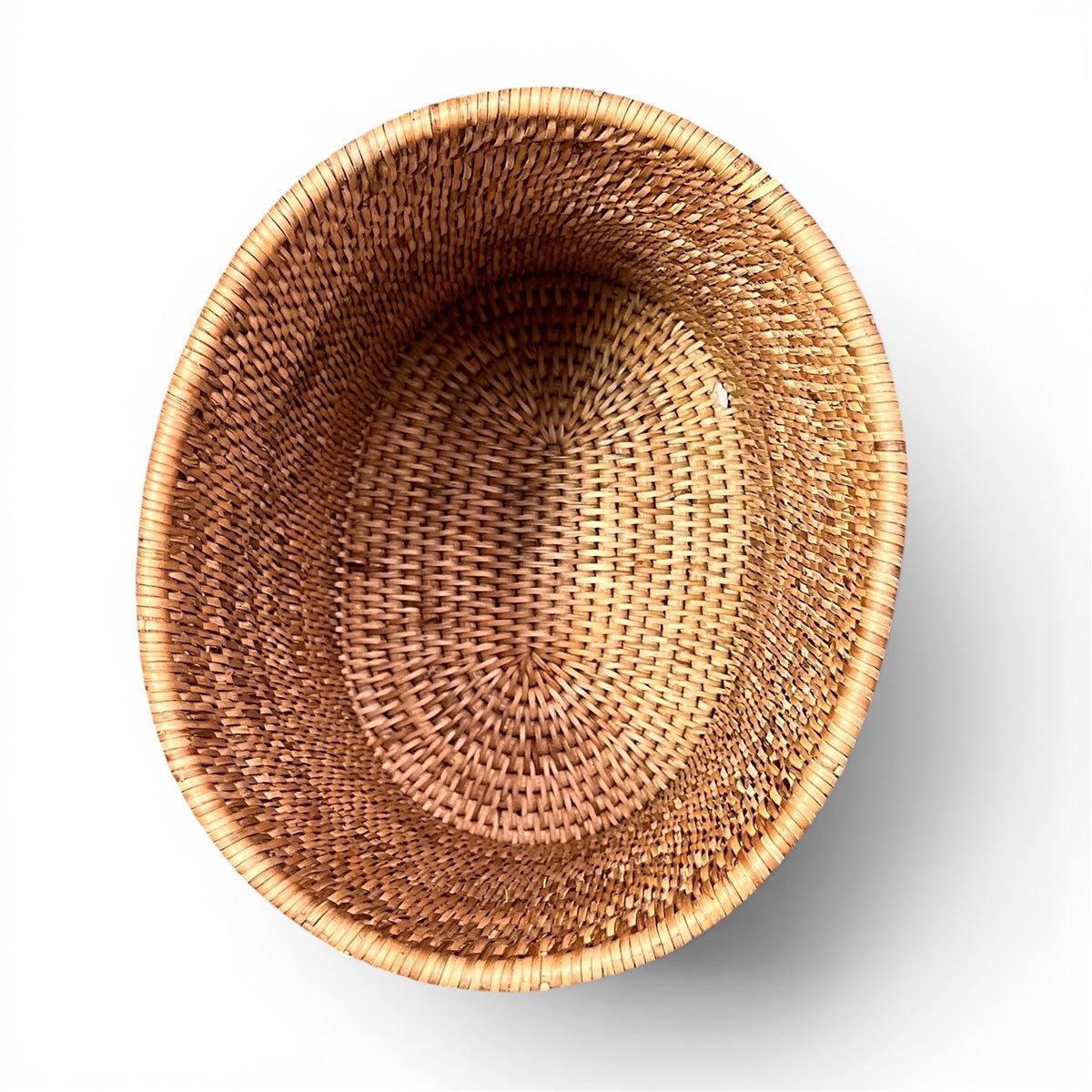 Oval Waste Basket, Natural
