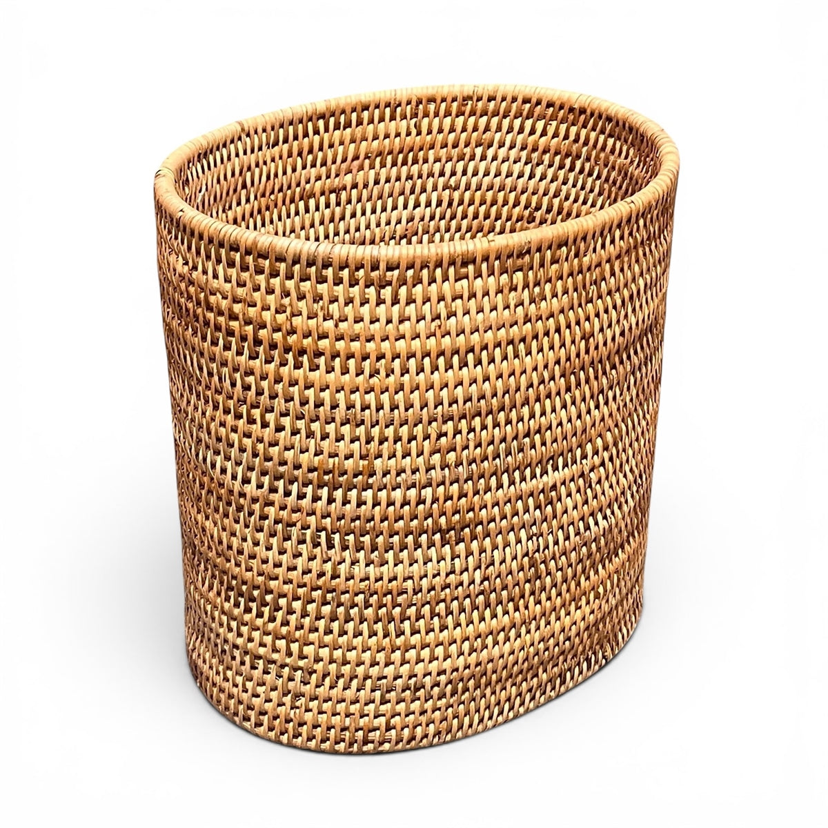 Oval Waste Basket, Natural