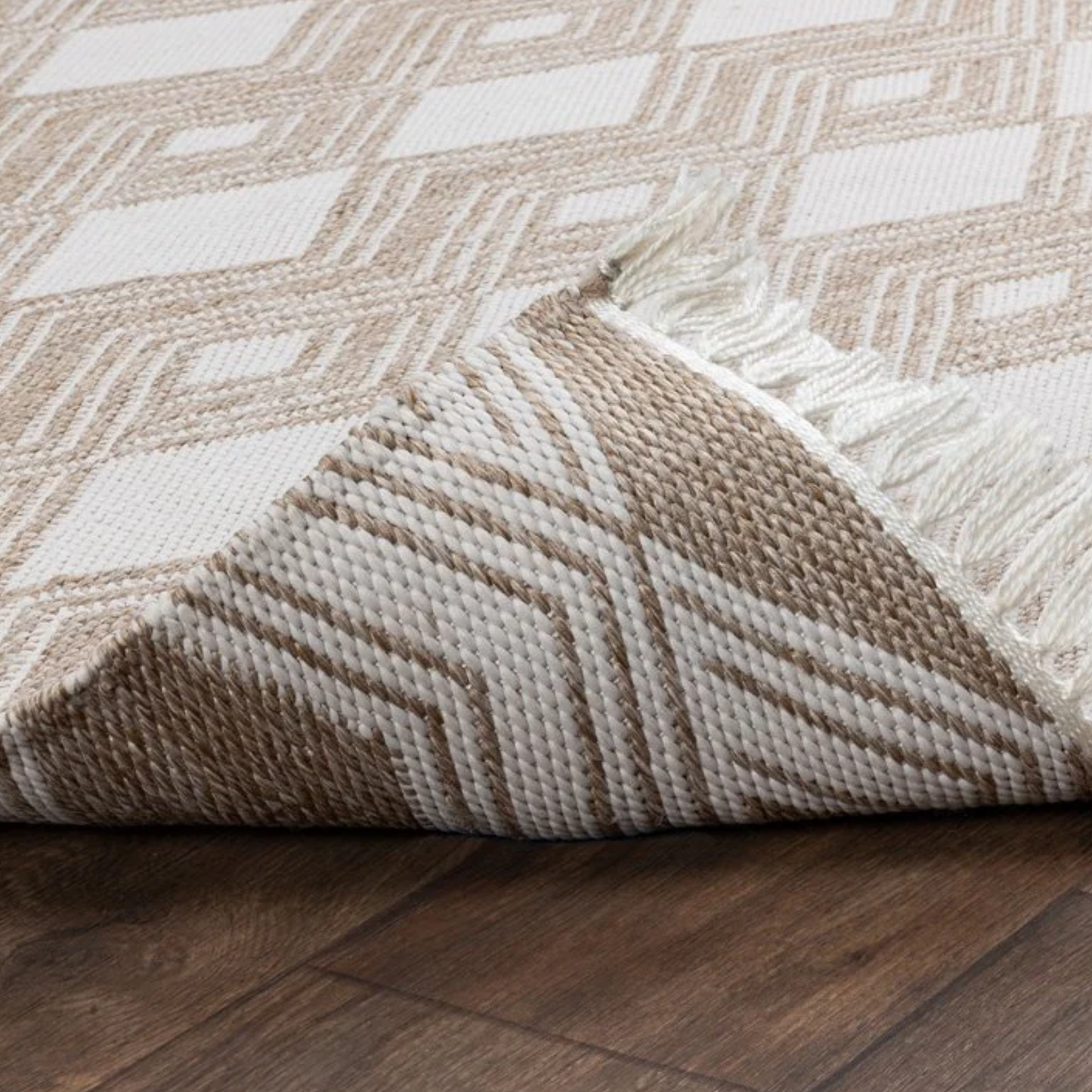 2X3 Reversible Indoor/Outdoor Banning Rug - Sand