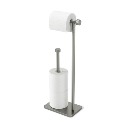 Cappa Toilet Paper Holder & Reserve - Nickel