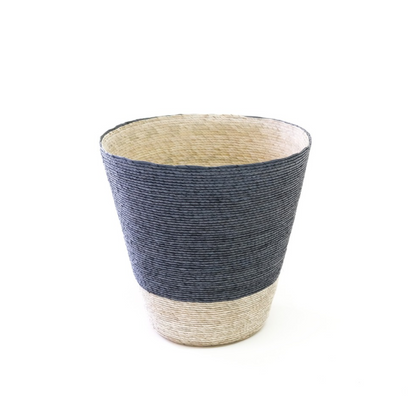 Conical Waste Basket - Shark Blue Top