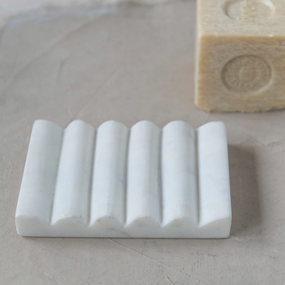 White Marble Soap Dish