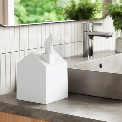 Casa Tissue Cover - White