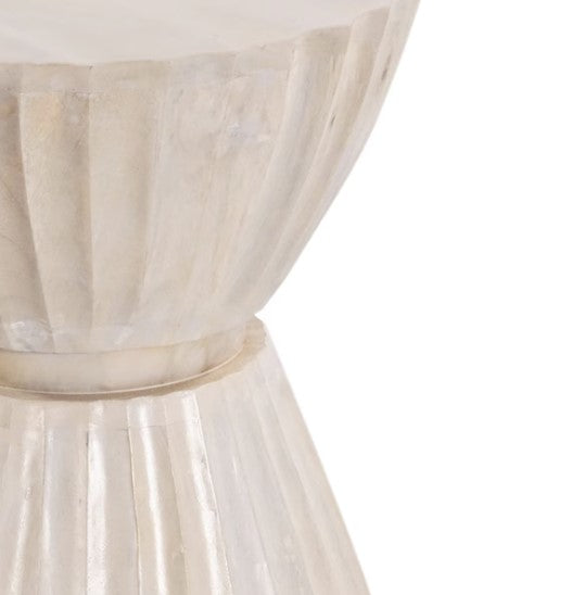 Clara Scalloped Accent Table