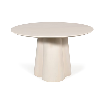 Clover Dining Table, 48"W, White Wash
